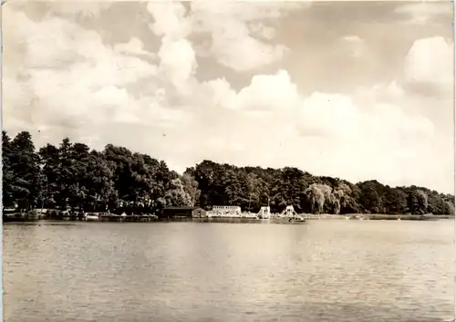 Bad Saarow-Pieskow, Blick auf die Badeanstalt -399104