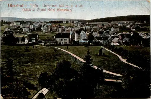 Oberhof, Blick v. Grand Hotel Wünscher -399696