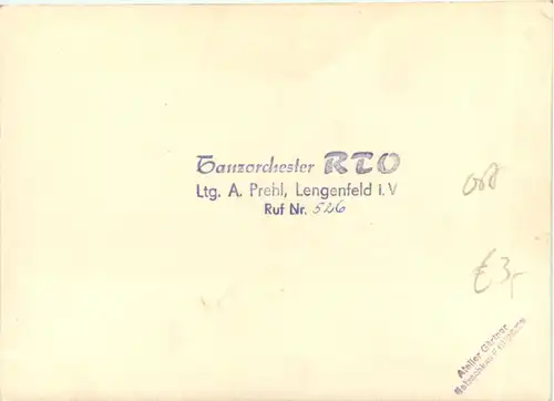 Lengenfeld i. V., Tanzorchester RTO -500138