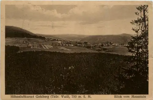 Gehlberg in Thüringen, Blick vom Moosstein -399736