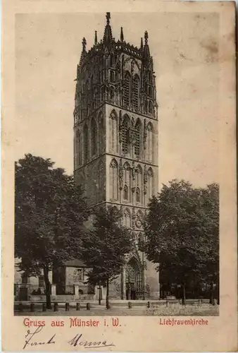 Gruss aus Münster, Liebfrauenkirche -500044