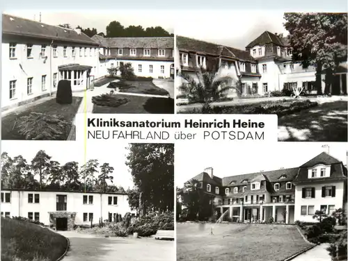 Neu Fahrland über Potsdam, Sanatorium Heinrich Heine, div.Bilder -399908