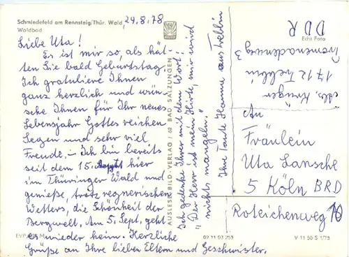 Schmiedefeld a. Rstg., Waldbad -500240