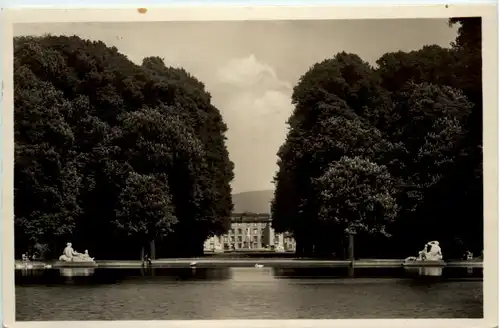 Schwetzingen, Blick zum Schloss -501082