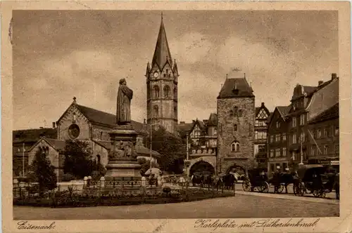 Eisenach, kKrlsplatz mit Lutherdenkmal -500420