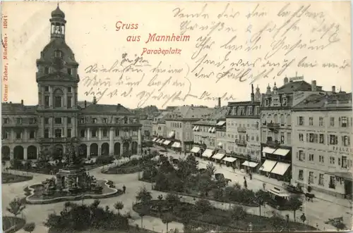 Gruss aus Mannheim, Paradeplatz -500020