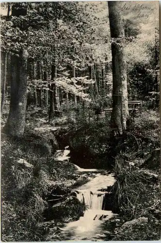 Olbernhau, Wasserfall beim Fuchsstein im Rungsrocktal -501152