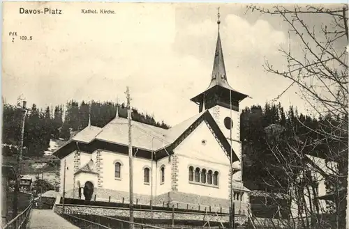 Davos - Platz - Kathol. Kirche -466738