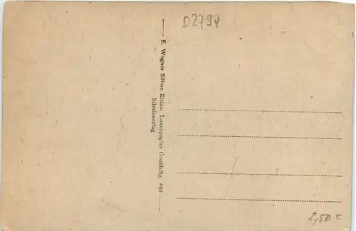 Oybin, Blick nach Oybin u. Hayn von der Teufelsmühle -382816