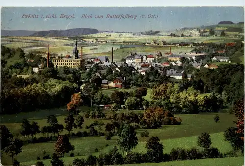Zwönitz, Blick vom Butterfassberg -501372