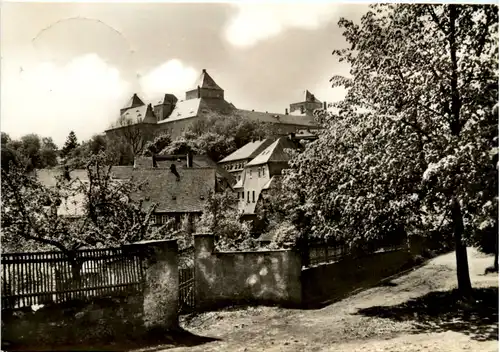 Augustusburg im Erzgeb., Blick zum Schloss -500928