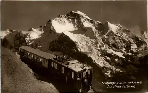 Schynige Platte-Bahn mit Jungfrau -466916