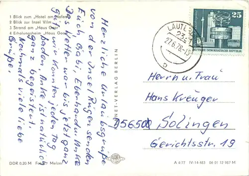 Lauterbach/Rügen div. Bilder -399240