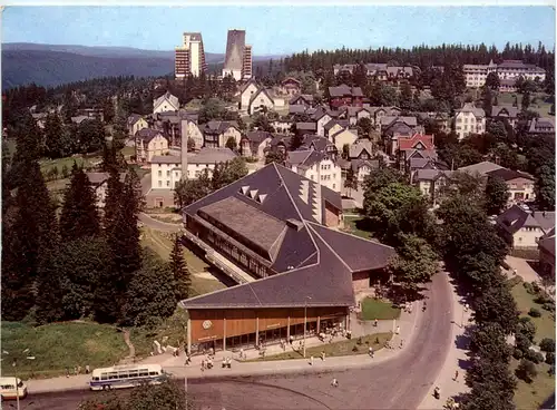 Oberhof, Blick vom Erholungsheim Rennsteig -500948