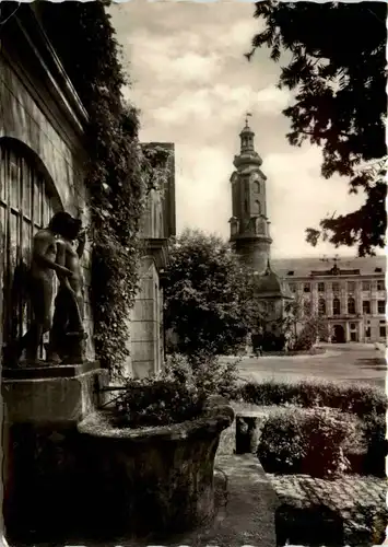 Weimar, Blick auf Bastille und Schloss -501000