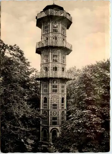 Löbau Sa., Turm a.d. Löbauer Berg -500596