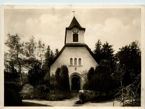 Kurort Bärenburg, die Waldkirche in Oberbärenburg -501712