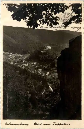 Schwarzburg, Blick vom Trippstein -399658