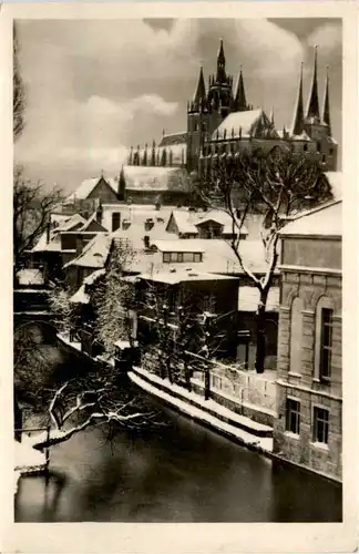 Erfurt, Blick auf Dom und Severi -383316