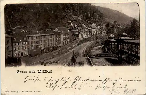 Gruss aus Wildbad, Olgastrasse -500016