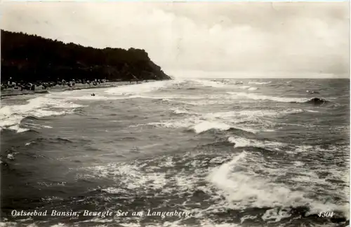 Seebad Bansin, Bewegte See am Langenberg -501274