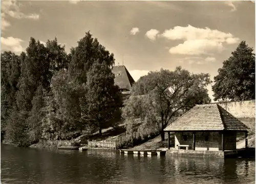 Grillenburg, im Tharandter Wald, Bootsanlegestelle -501978