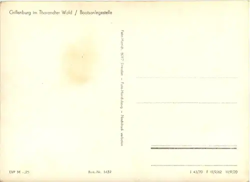 Grillenburg, im Tharandter Wald, Bootsanlegestelle -501978