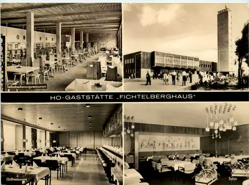 HO-Gaststätte Fichtelberghaus, div. Bilder, Oberwiesenthal -502806