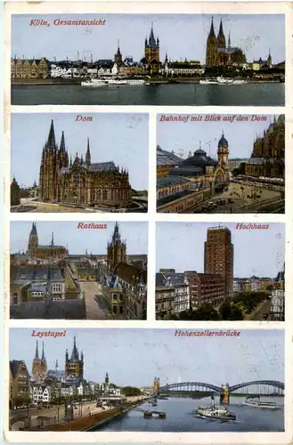 Köln, Gesamtansicht, div. Bilder -502398