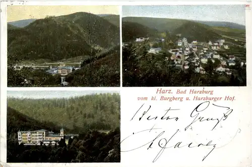 Bad Harzburg vom kl. Burgberg u. Harzburger Hof -501914