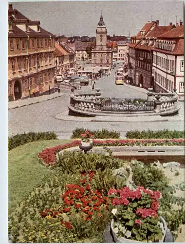 Gotha, Blick zum Hauptmarkt -500852