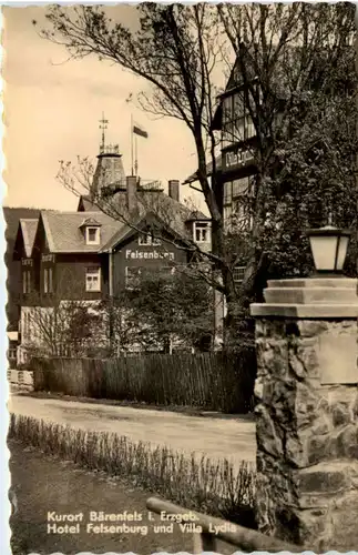 Bärenfels i. Erzgeb., Hotel Felsenburg und Villa Lydia -502608