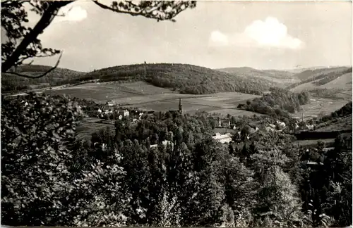 Kurort Berggiesshübel, Blick von den Zehistaer Wänden -502190