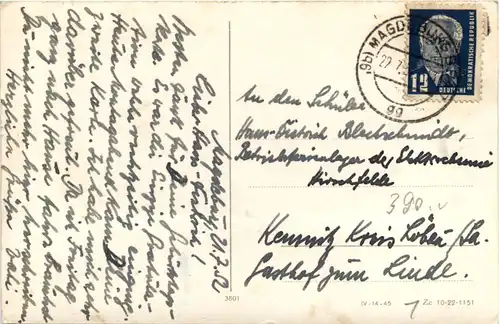 Magdeburg, Partie an der Elbe -384786