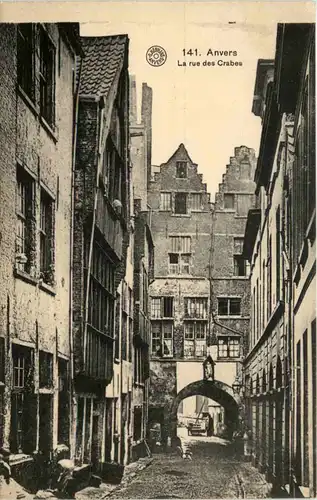 Anvers - La rue des Crabes -600428