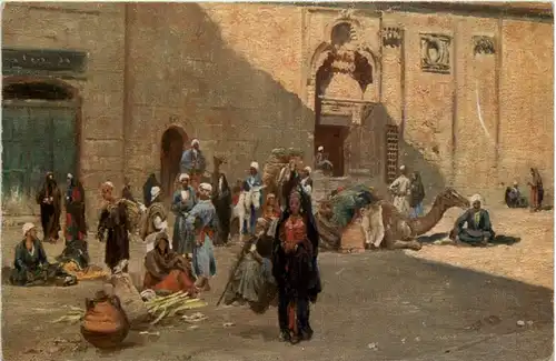 Street scene in Cairo -600124