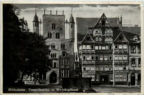 Hildesheim, tempelherren- u. Wedekindhaus -502404