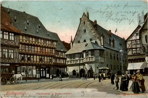 Halberstadt, Fischmarkt u. Rathauskeller -503040