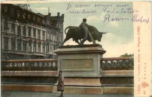 Liege - Le Taureau oevre de Mignon -600324