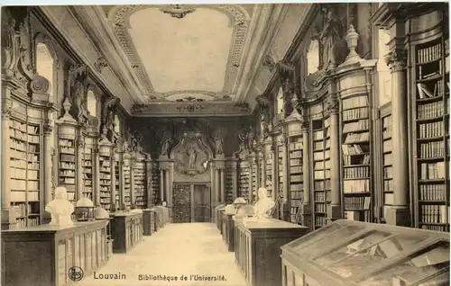 Louvain - Bibliotheque de l Universite -600734