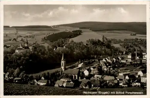 Neuhausen/Erzgeb., mit Schloss Purschenstein -385166