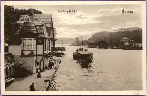 Hameln an der Weser - Landungsbrücke -600094