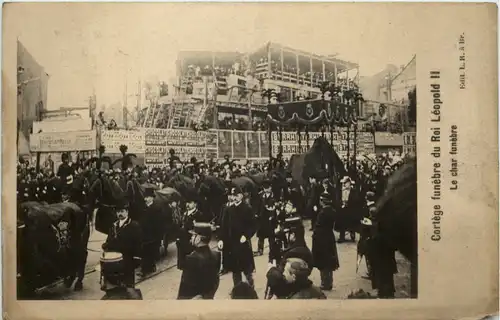 Cortege funebre du Roi Leopold II -600564