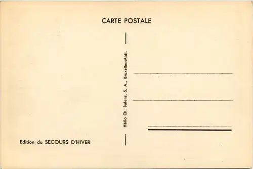 Secours d Hiver - Belgique -600610
