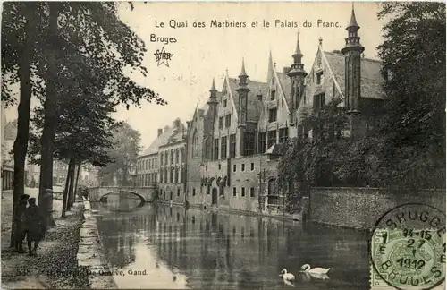 Bruges - Le Quai des Marbriers -600664