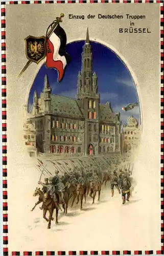 Brüssel - Einzug der Deutschen Truppen - Halt gegen Licht -601054