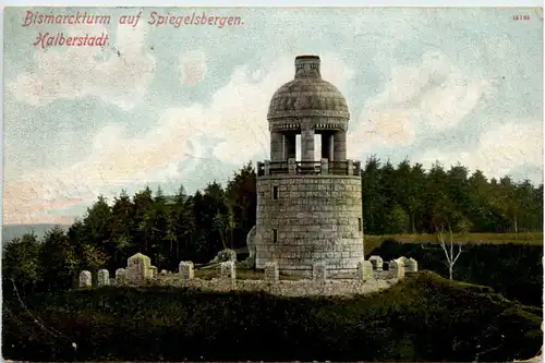 Halberstadt, Bismarcktrum auf Spiegelsbergen -503038