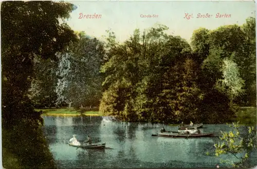 Dresden, Grosser Garten, Carolasee -501890