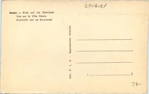 Eupen - Blick auf die Oberstadt -600302