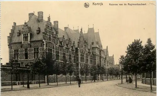 Kortrijk - Kazerne van de Regimentsschool -600454